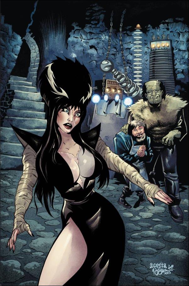Elvira in Monsterland issue 2-I Dave Acosta 1:25 Virgin Cover