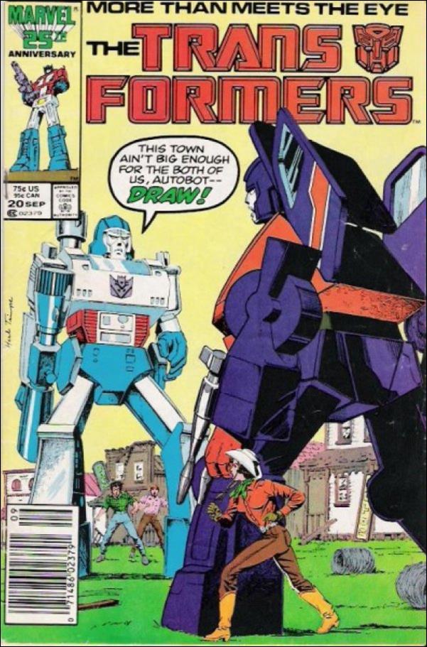 Transformers (1984) issue 20-B Newsstand Cover