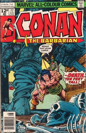 Conan the Barbarian (1970) issue 77-C UK Price Cover