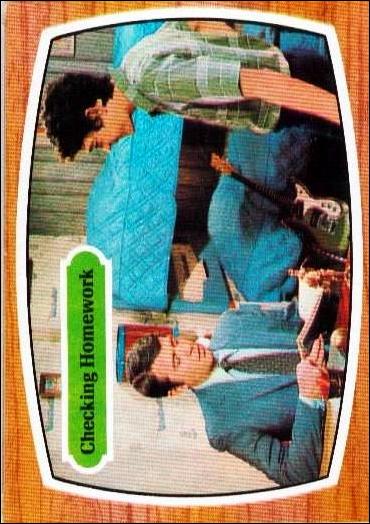 Brady Bunch (Base Set) card 84 Checking Homework
