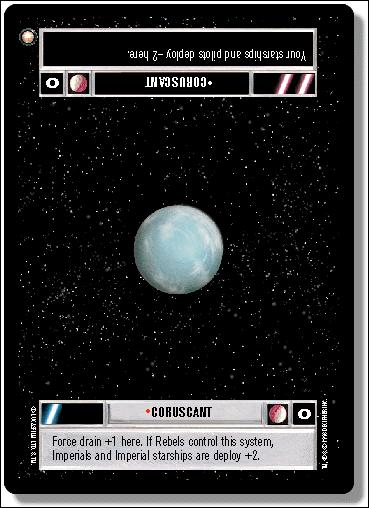 Star Wars: Special Edition Limited (Base Set) card 293 Coruscant