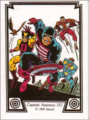 Captain America (Base Set) card 44 Captain America 337