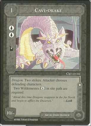 Middle-Earth: The Wizards (Base Set) card 76 Cave-drake