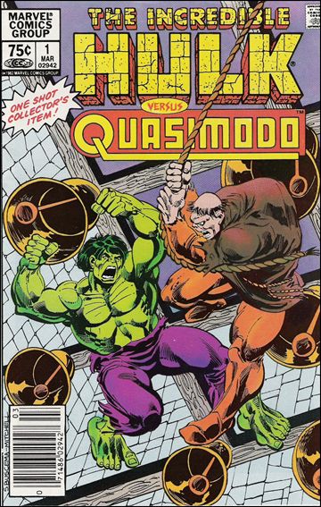 Incredible Hulk vs Quasimodo issue 1-B Canadian Price Cover