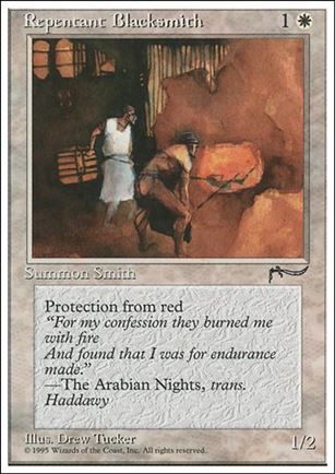 Magic the Gathering: Chronicles (Base Set) card 11 Repentant Blacksmith