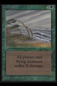 Magic the Gathering: Limited Edition Alpha (Base Set) card 200 Hurricane