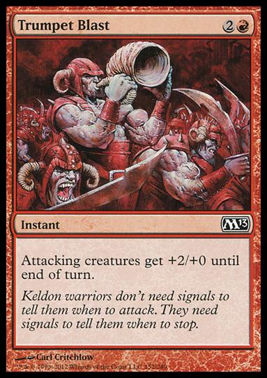 Magic the Gathering: 2013 Core Set (Base Set) card 152 Trumpet Blast