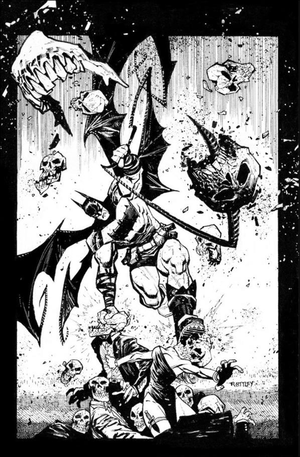Absolute Batman issue 1-R Retailer Exclusive Ryan Ottley B&W Cover