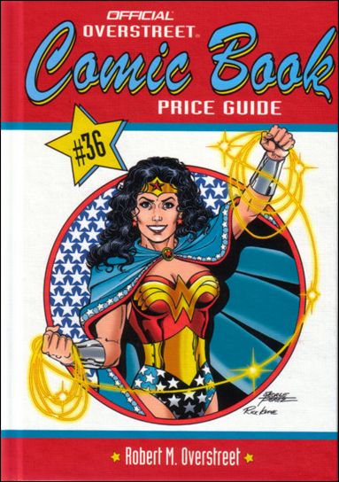 Official Overstreet Comic Book Price Guide issue 36 George Perez Wonder Woman Cover