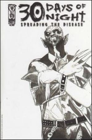 30 Days of Night: Spreading the Disease issue 1-D Alex Sanchez Sketch Cover