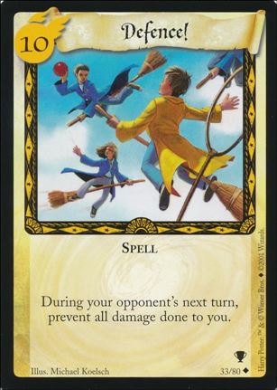 Harry Potter: Quidditch Cup (Base Set) card 33 Defence!