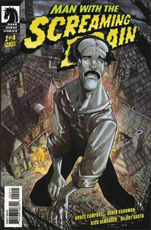 Man with the Screaming Brain issue 2 Humberto Ramos Cover
