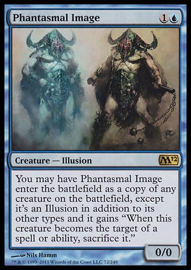 Magic the Gathering: 2012 Core Set (Base Set) card 72 Phantasmal Image