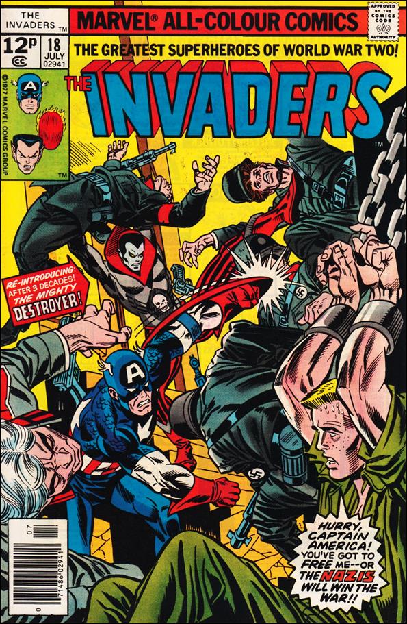 Invaders (1975) issue 18-C UK Price Cover
