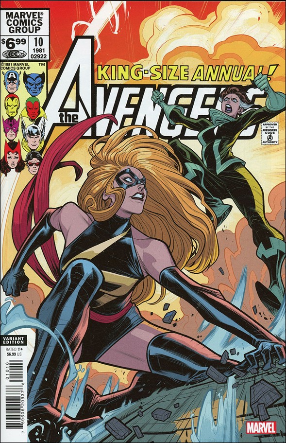 Avengers Annual (1967) issue 10-F Facsimile Ed. (2024) Elizabeth Torque 1:25 Cover
