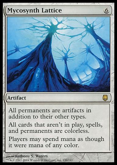 Magic the Gathering: Darksteel (Base Set) card 130 Mycosynth Lattice