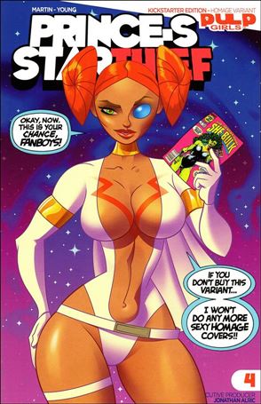 Pulp Girls: Prince-S STARthief issue 4-J Tim Fischer Homage Cover