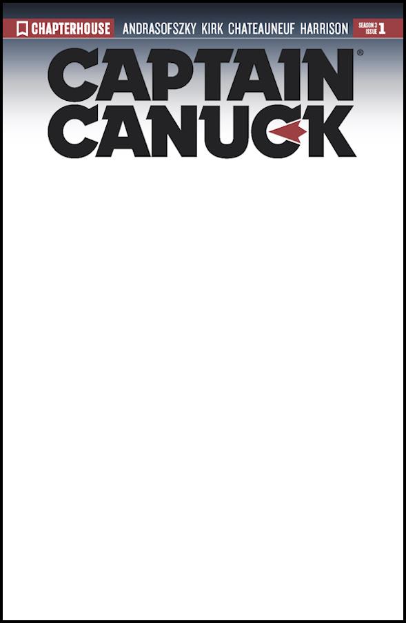 Captain Canuck Season 3 issue 1-B Blank 1:10 Cover