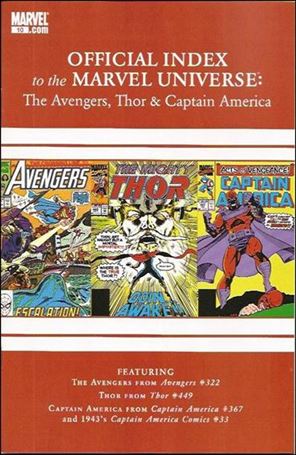 Avengers, Thor & Captain America: Official Index to the Marvel Universe issue 10