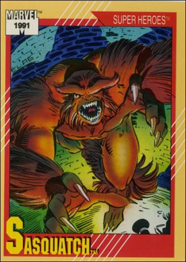 Marvel Universe: Series 2 (Base Set) card 31 Sasquatch