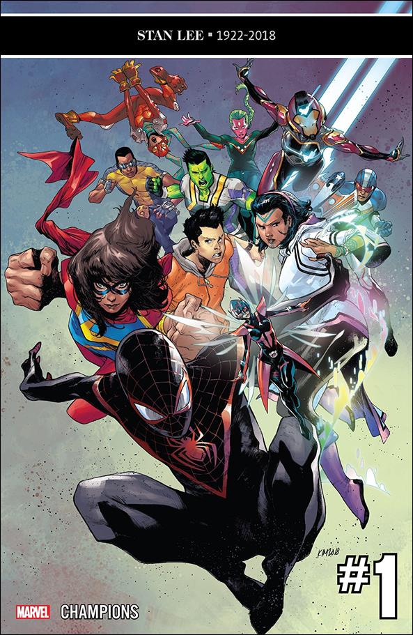 Champions (2019) issue 1 Aaron Kim Jacinto Cover