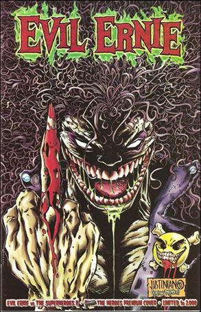 Evil Ernie vs the Super Heroes issue 2-B Premium Cover 1/2000