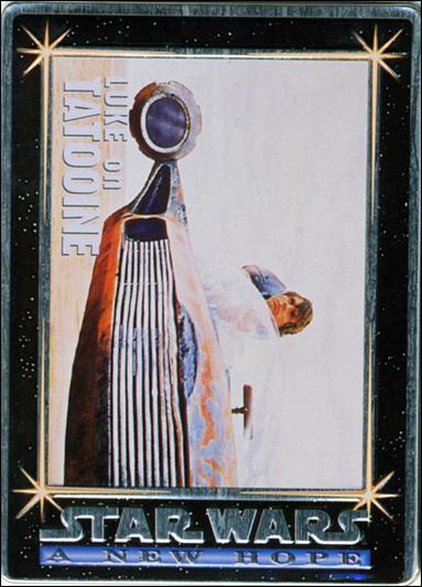Star Wars: A New Hope (Base Set) card 18 Luke on Tatooine