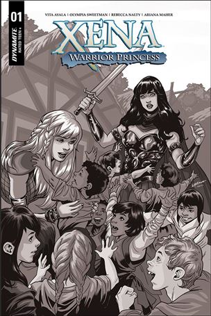 Xena: Warrior Princess (2019) issue 1-G Emanuela Lupacchino 1:20 Black & White Cover