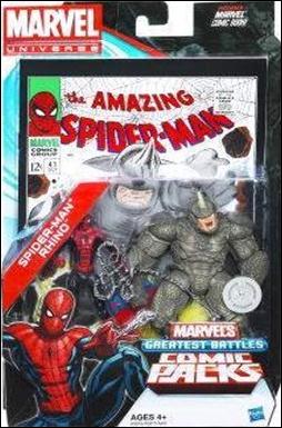 Marvel Universe: Marvel's Greatest Battles (Comic-Packs) figure 15 Spider-Man and Rhino