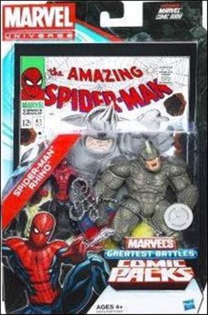 Marvel Universe: Marvel's Greatest Battles (Comic-Packs) figure 15 Spider-Man and Rhino