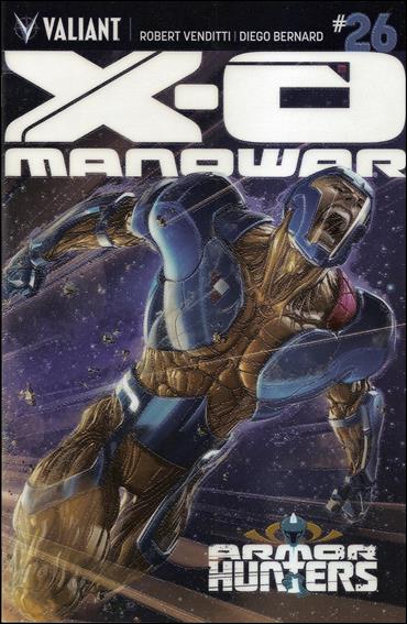 X-O Manowar (2012)  issue 26-B Clayton Crain Wraparound Chromium Cover