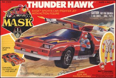 M.A.S.K.  (Vehicle and Figure Sets) figure 1 Thunderhawk (w/ Matt Trakker)