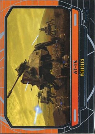 Star Wars Galactic Files (Base Set) card 260 AT-TE Vehicles
