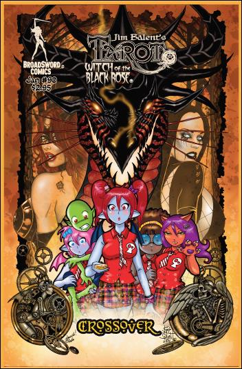 Tarot: Witch of the Black Rose issue 90 Montage Cover
