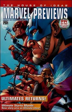 Marvel Previews (2003) issue 14 Flipbook w/ Steve McNiven Ultimate Secret Cover
