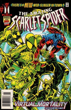 Amazing Scarlet Spider issue 1-B Newsstand Edition / Price Variant
