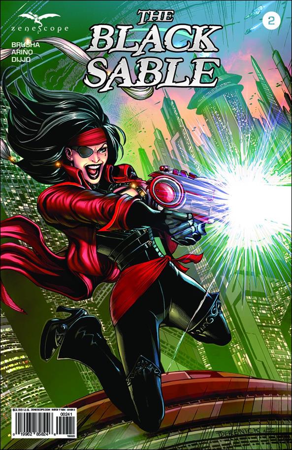 Black Sable issue 2-D Tom Derenick Cover