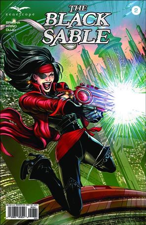 Black Sable issue 2-D Tom Derenick Cover