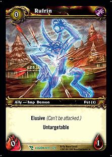 World of Warcraft: March of the Legion (Base Set) card 109 Rulrin