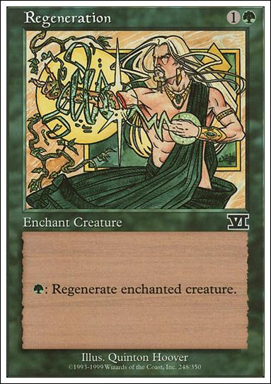 Magic the Gathering: 6th Edition (Base Set) card 248 Regeneration