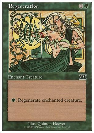 Magic the Gathering: 6th Edition (Base Set) card 248 Regeneration