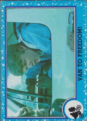 E.T. The Extra-Terrestrial (Base Set) card 62 Van to Freedom!