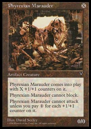 Magic the Gathering: Visions (Base Set) card 151 Phyrexian Marauder