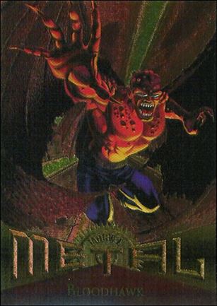 Marvel Metal (Base Set) card 43 Bloodhawk