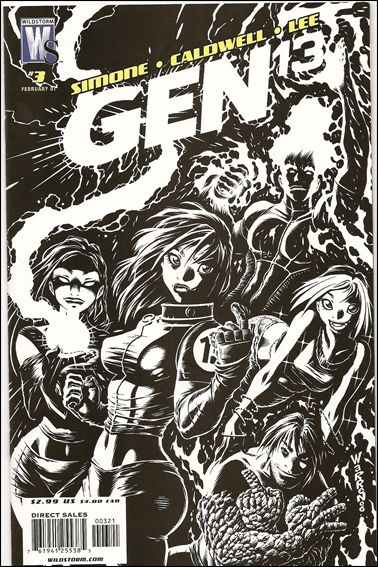 Gen13 (2006) issue 3-B Adam Warren 1:10 Cover