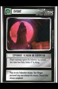 Star Trek: Premiere Unlimited (Base Set) card 72 Espionage: Klingon On Federation