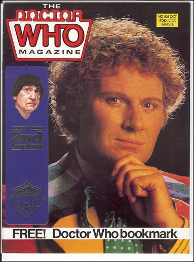 Doctor Who Magazine issue 105 2nd Doctor-Blue Bookmark