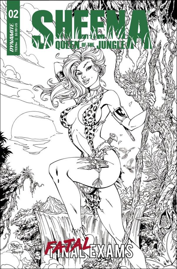 Sheena: Queen of the Jungle (2023) issue 2-F John Royle 1:10 Line Art Cover