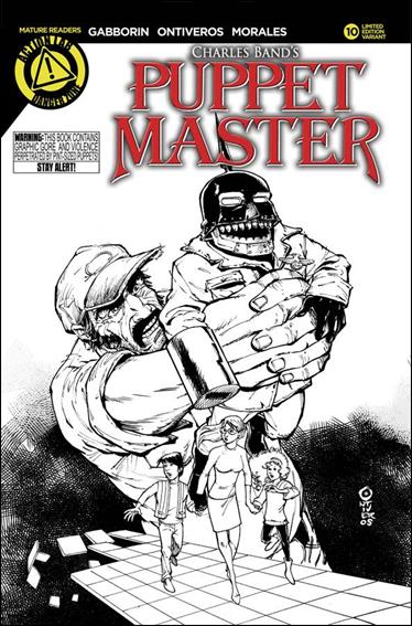 Puppet Master (2015) issue 10-C Antonio Ontiveros Sketch Cover