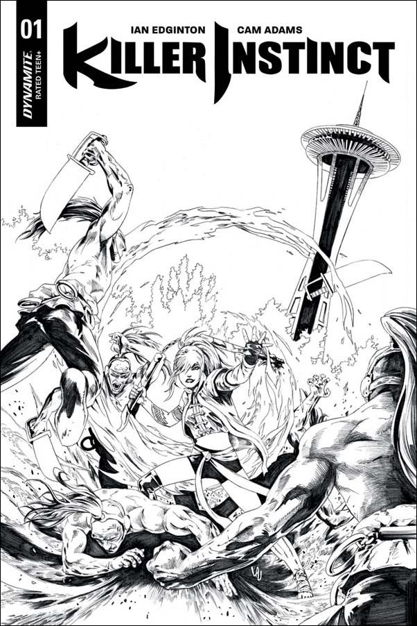 Killer Instinct (2017) issue 1-G Jonathan Lau 1:20 Black & White Cover